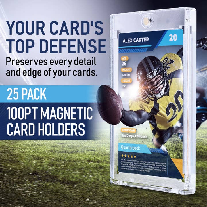 Invested Alliance LLC – wholesale Playing cards – 100PT - 25 Pack Premium Magnetic Card Holder