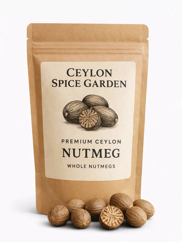 Premium Ceylon Muskatnød fra Sri Lanka - Ægte Sand Muskatnød for engroshandel hos Ceylon Spice Garden