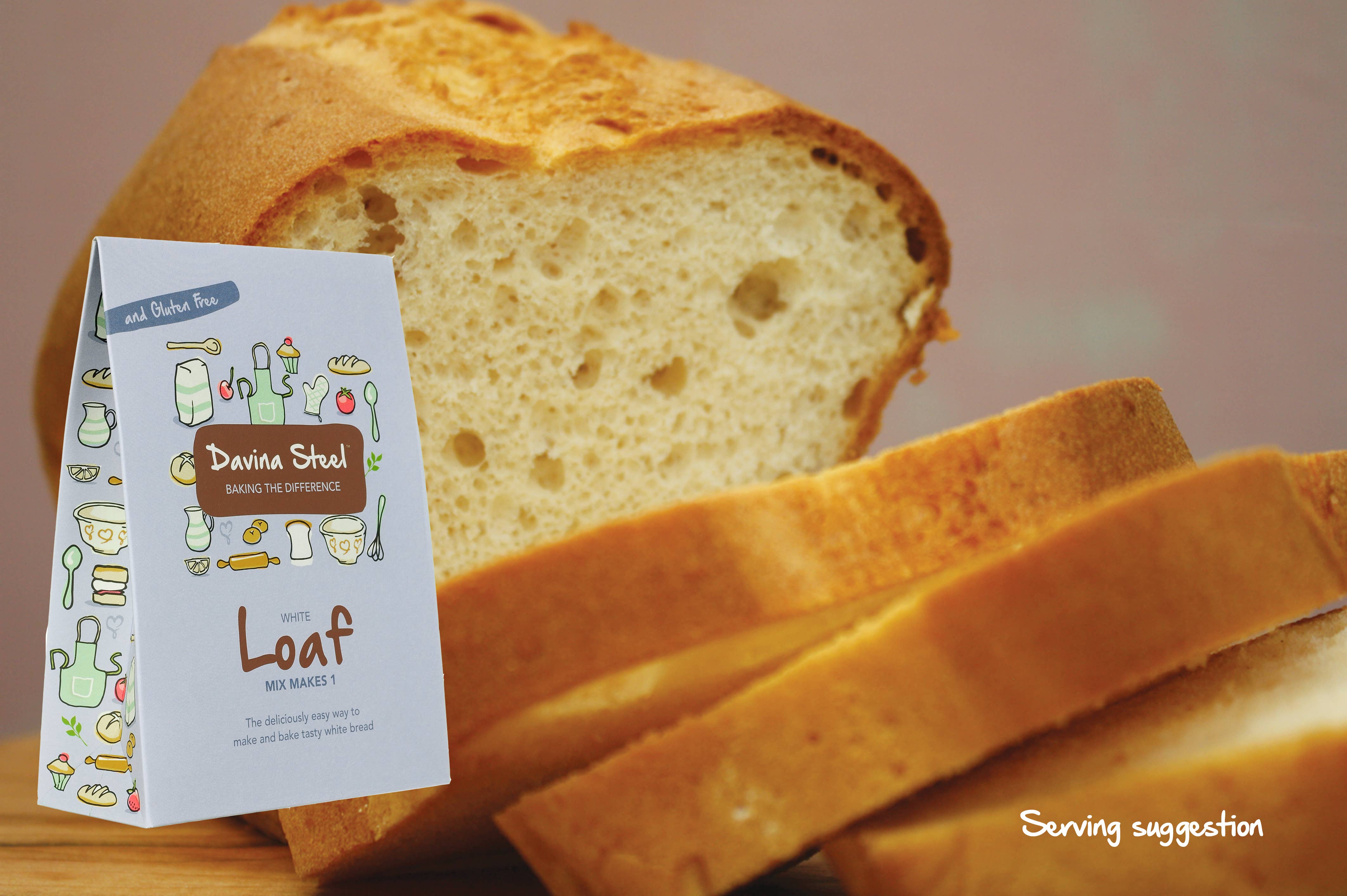 davina steel – wholesale Bread mix – Davina Steel Gluten Free White Bread Mix - 300g2