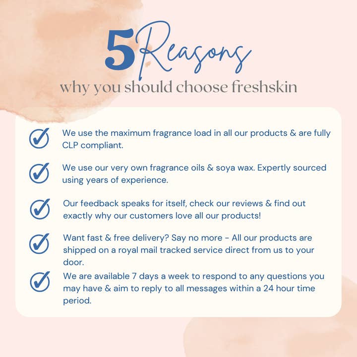 Freshskin Beauty LTD – wholesale Wax melt – Wax Melts Snap Bars Highly Scented Soy 50g Clamshell77