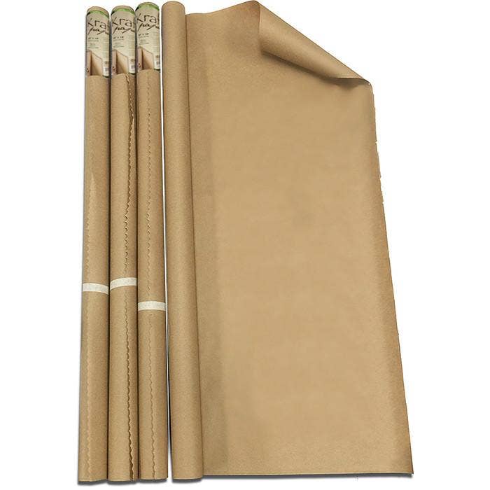 Luna Office Supply -  Everyday Essential – rolo de papel de embrulho por atacado – Rolo de papel de embrulho natural Kraft de 30 “x 14"2