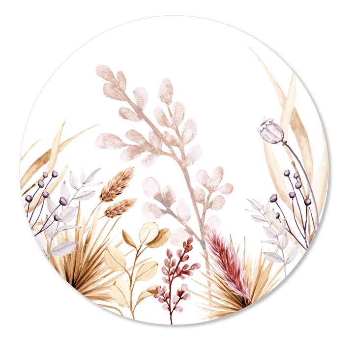 Círculo de parede Boho Flowers por atacado de Kleine Binky