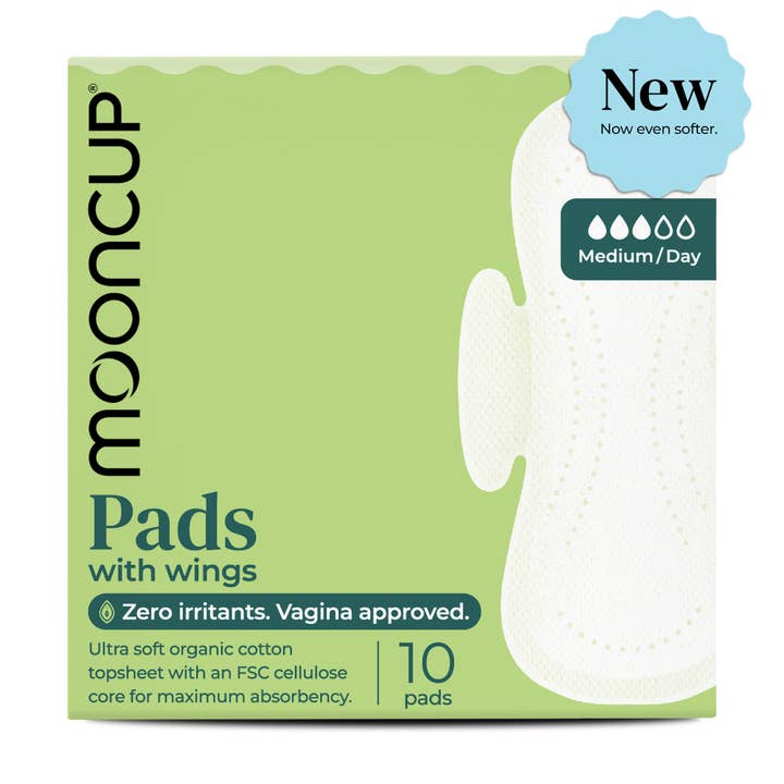 Pads with Wings for wholesale by Mooncup