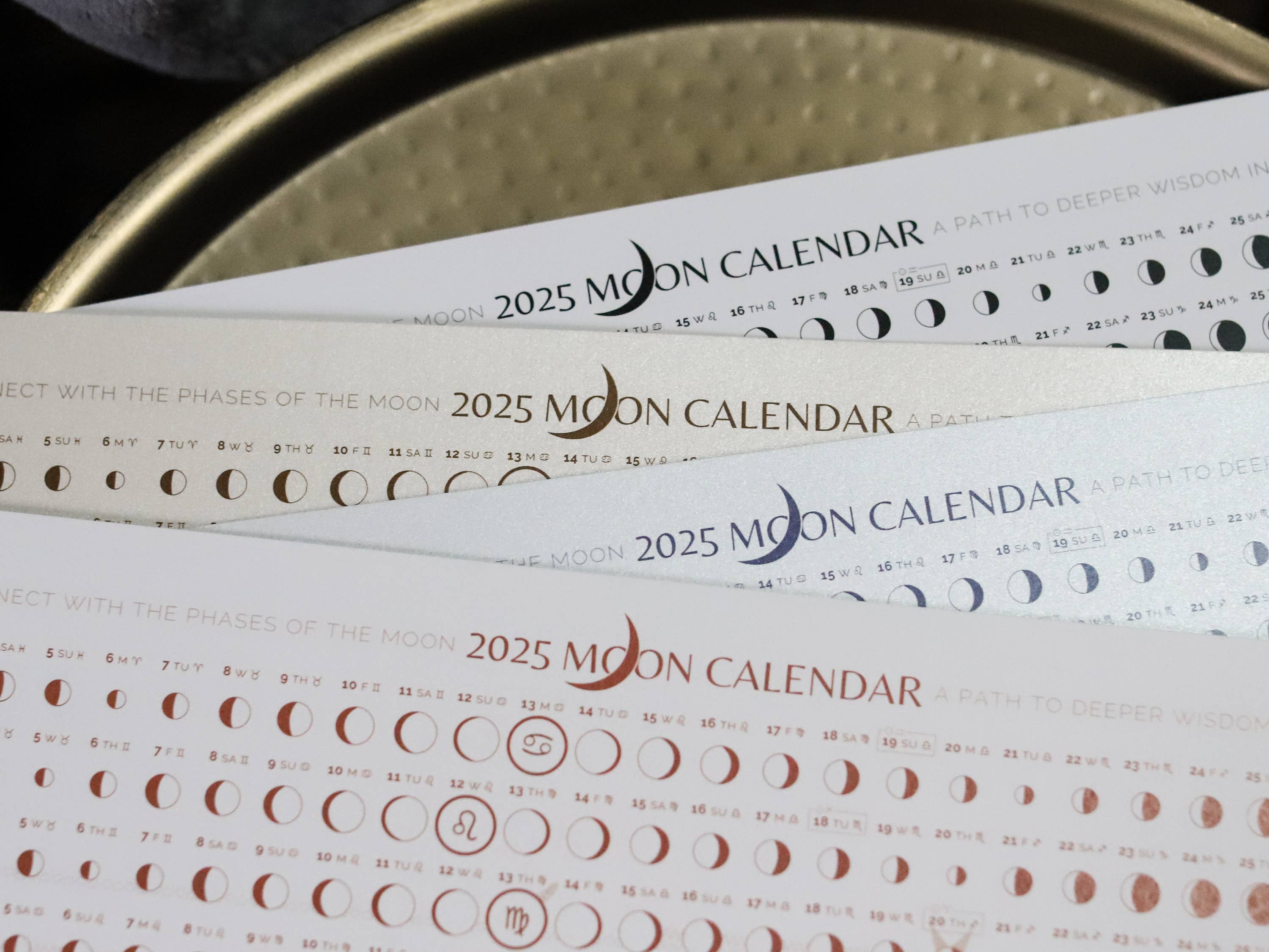 Taming the Tangle - Wholesale Calendar - Golden Hour 2026 Moon Calendar poster, limited edition11