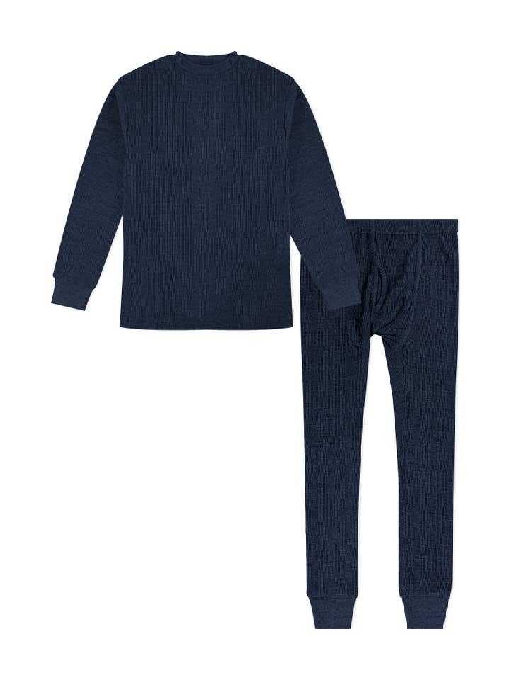Chase USA International – wholesale Lounge set – Men's – Men's Top & Bottom Waffle Knit Thermal Set