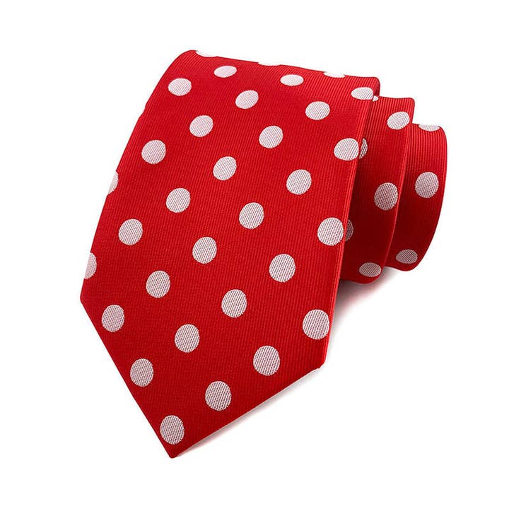 Polyester Polka Dot Tie For Men Business for wholesale by UZ Wholesale Store