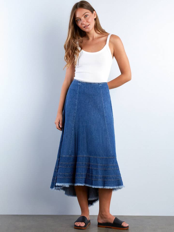 Heavenly Maxi Skirt for wholesale by WASH LAB