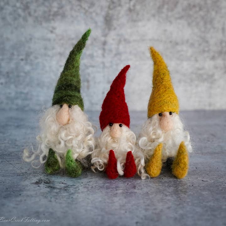 Bear Creek Felting - Wholesale DIY Craft Kit - Gnome Needle Felting Kit3