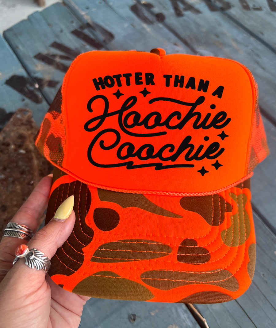 THE LATTIMORE CLAIM – wholesale Trucker hat – Women’s – Hotter Than A Hoochie Coochie Foam Otto Trucker - Multiple Colors2