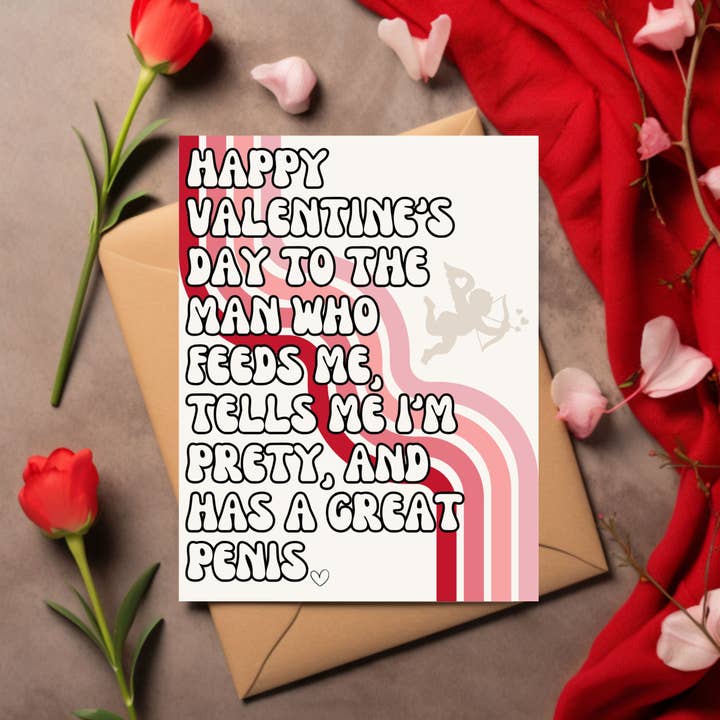 Tarjeta de San Valentín sucia, atrevida y sexy, divertida y audaz. para venta al por mayor de As Told By Ellie