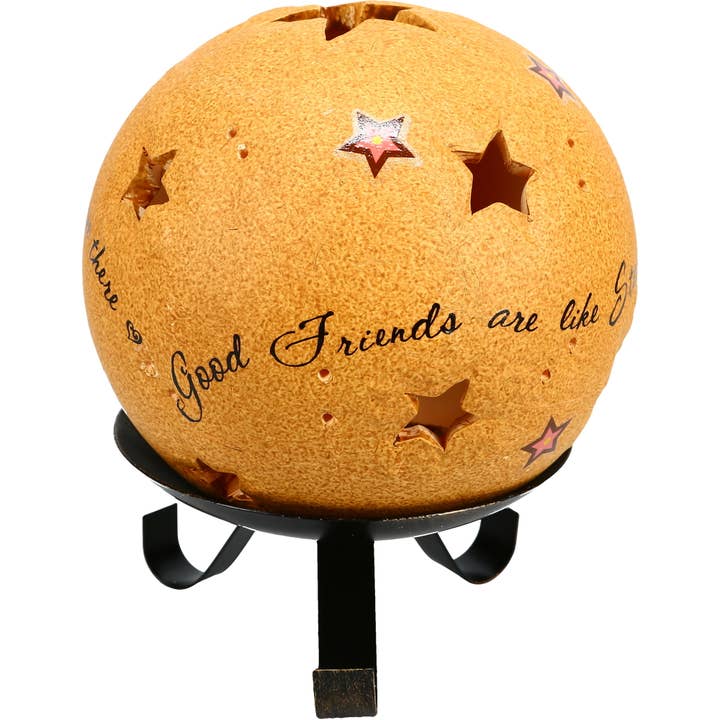 Pavilion - Wholesale Kaarsenhouder - Good Friends - Kaarshouder met ronde sterren van 5 „met gaatjes2