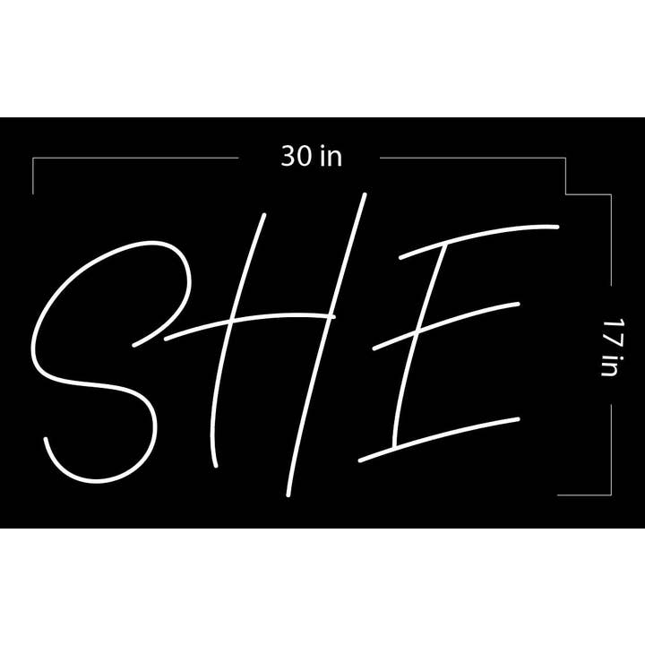 2 articles personnalisés 30"/76cm pour la vente par Glow Neon