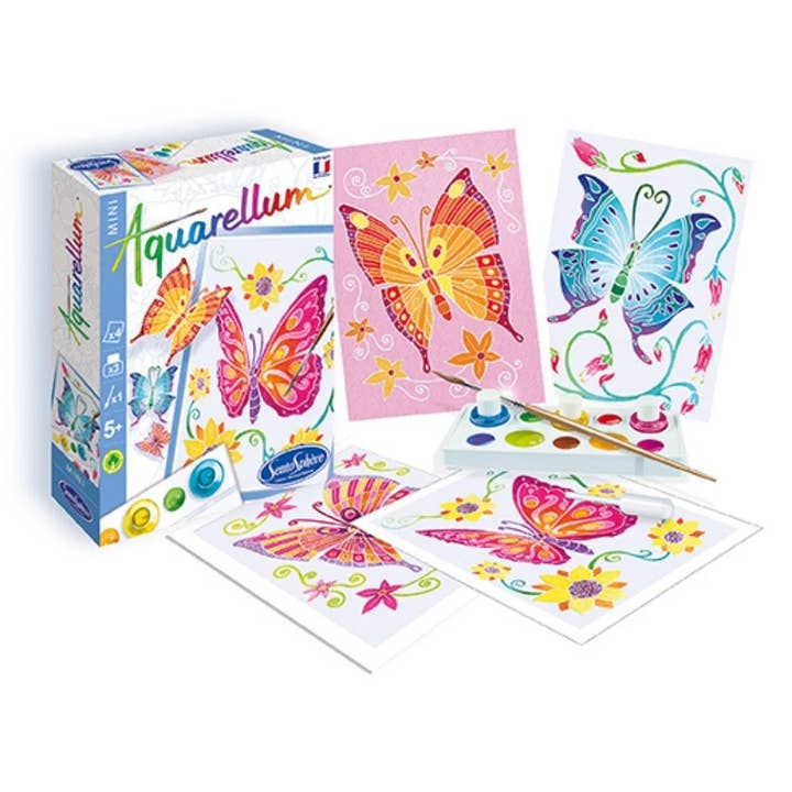 Painting for Kids - Aquarellum Butterflies - Small for wholesale by Just Imagine Toys