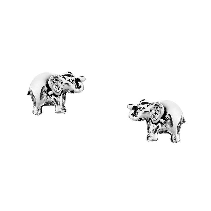 Beautiful 925 Silver Elephant Studs (USA-DDP) for wholesale by Silver Jewellery Cavern Wholesale