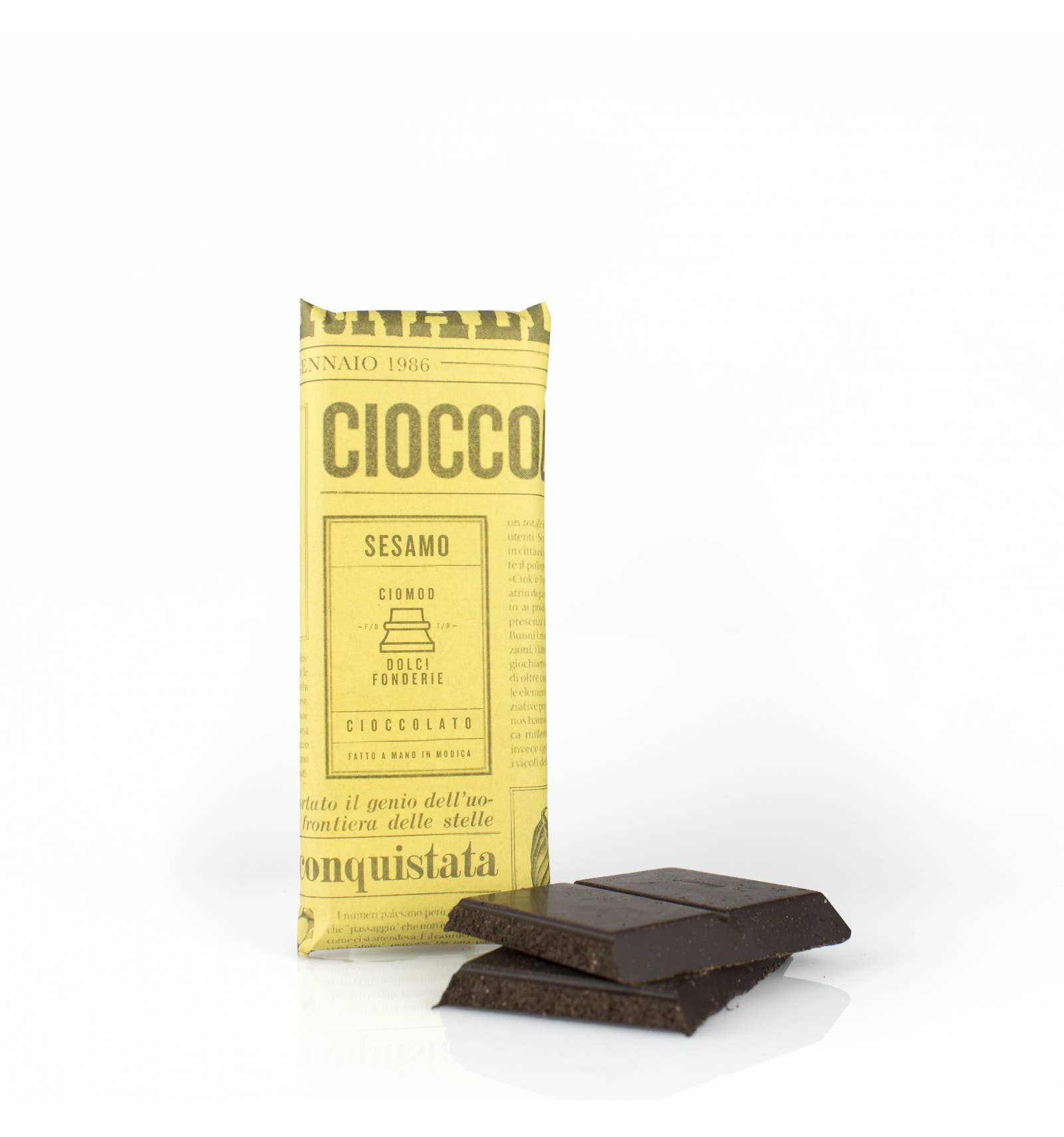 Emporio Sicilia - Wholesale Chocolate Bar - IGP Sesame Modica Chocolate - Ciomod0