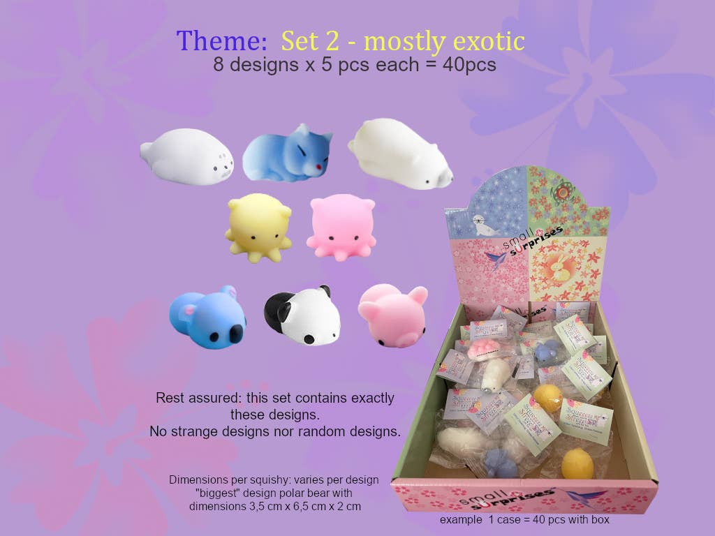 Small Surprises - Wholesale Squishy Toy - Kids & Baby - Squishy mochi fidget toy cute silicon animal anti-stress1