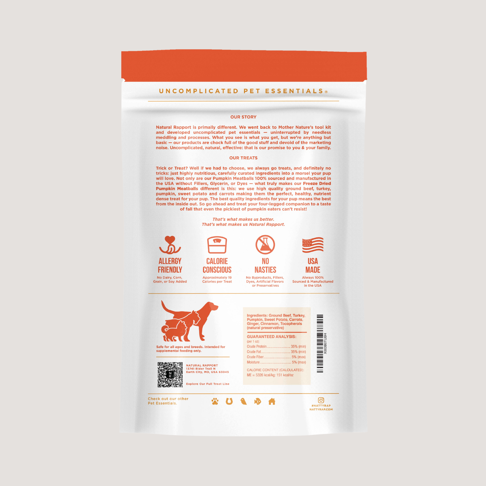 Natural Rapport - Wholesale Pet Treats - Dog - The Only Freeze Dried Pumpkin Meatballs Dogs Need4