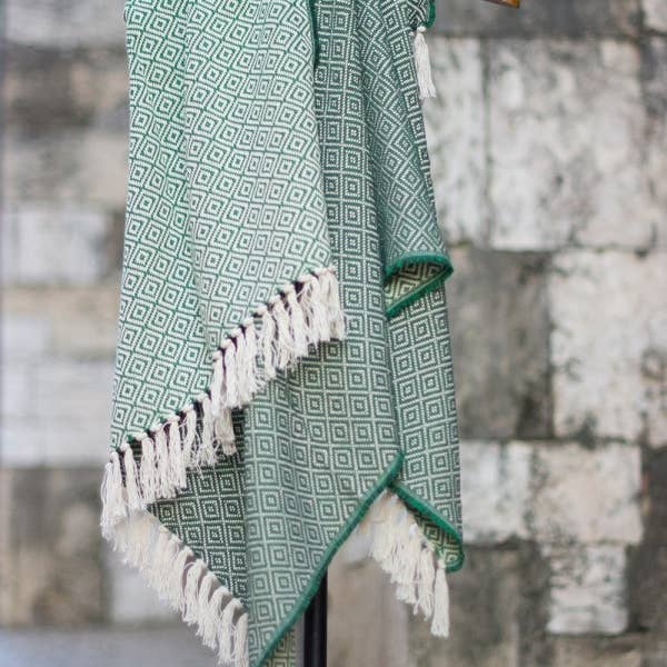 Chicoração - Wholesale Throw Blanket - Cotton Blanket | Bicolor Diamond - more colors5