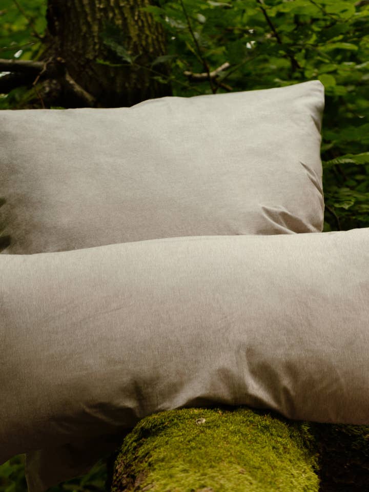 Capa de almofada orgânica Terra, Climate Positive, Brown Melange por atacado de noca Jewelry