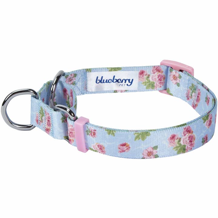Blueberry Pet - Wholesale Pet Collar - Dog - Petal Paws Floral Martingale Safety Training Dog Collar12