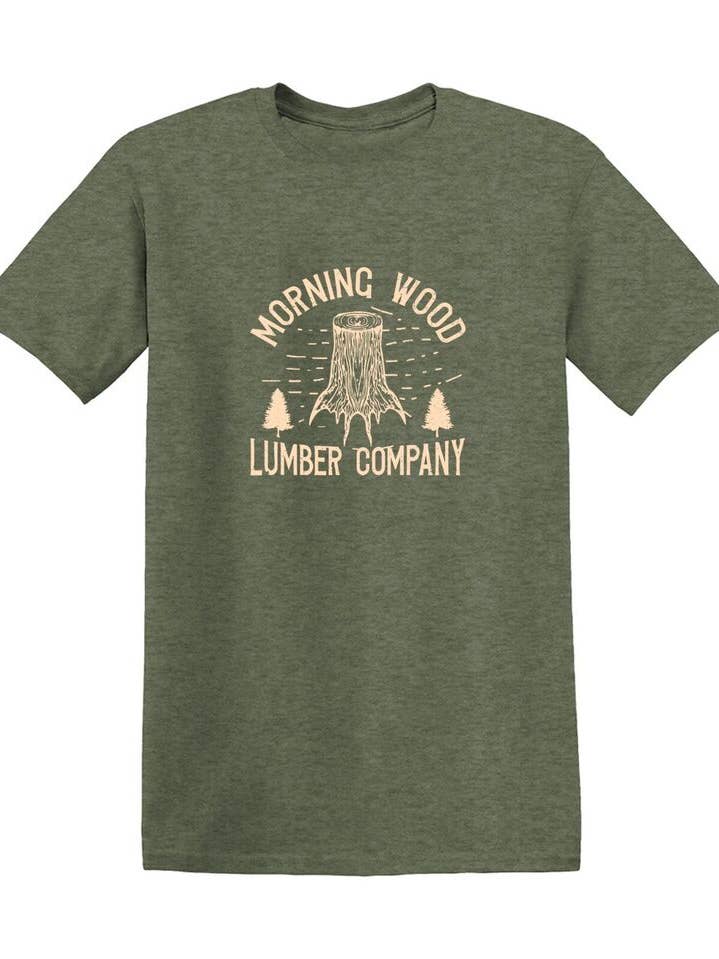 Morning Wood. for wholesale by Feelin Good Tees