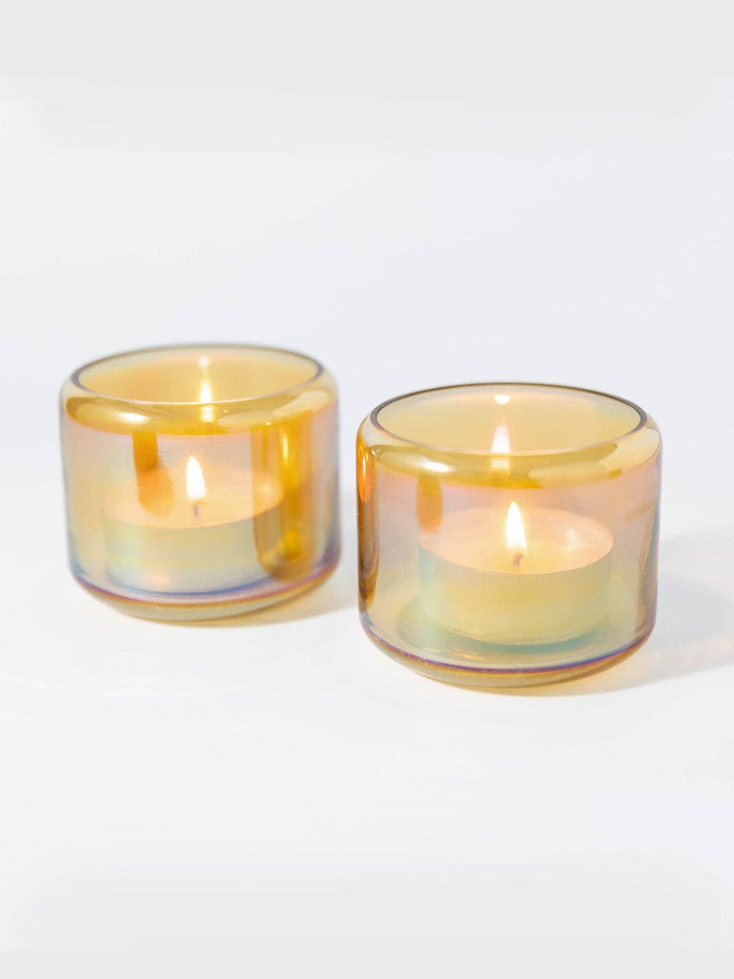 House of Roya Ltd – wholesale Jar/filled candle – Glaze Votive with Iridescent Finish0