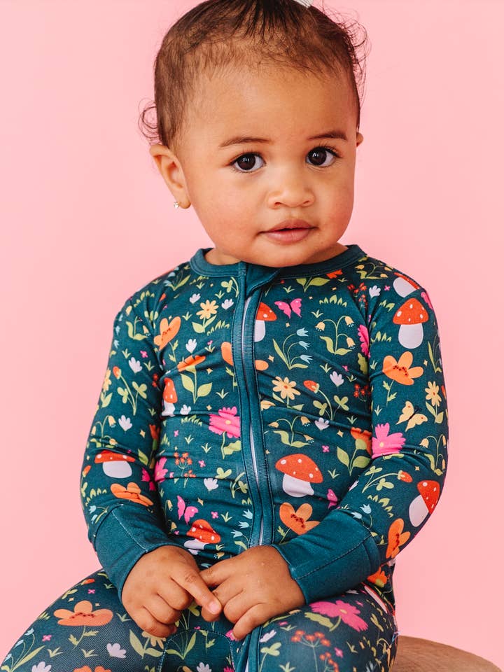 Baby Bamboo Pajamas - Bamboo Sleeper - Sylva for wholesale by Bird & Bean®