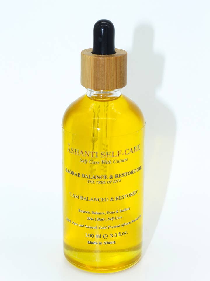 Baobab Balance & Restore Oil (Natural Face/Hair/Body Oil) for wholesale by Ashanti Swimwear