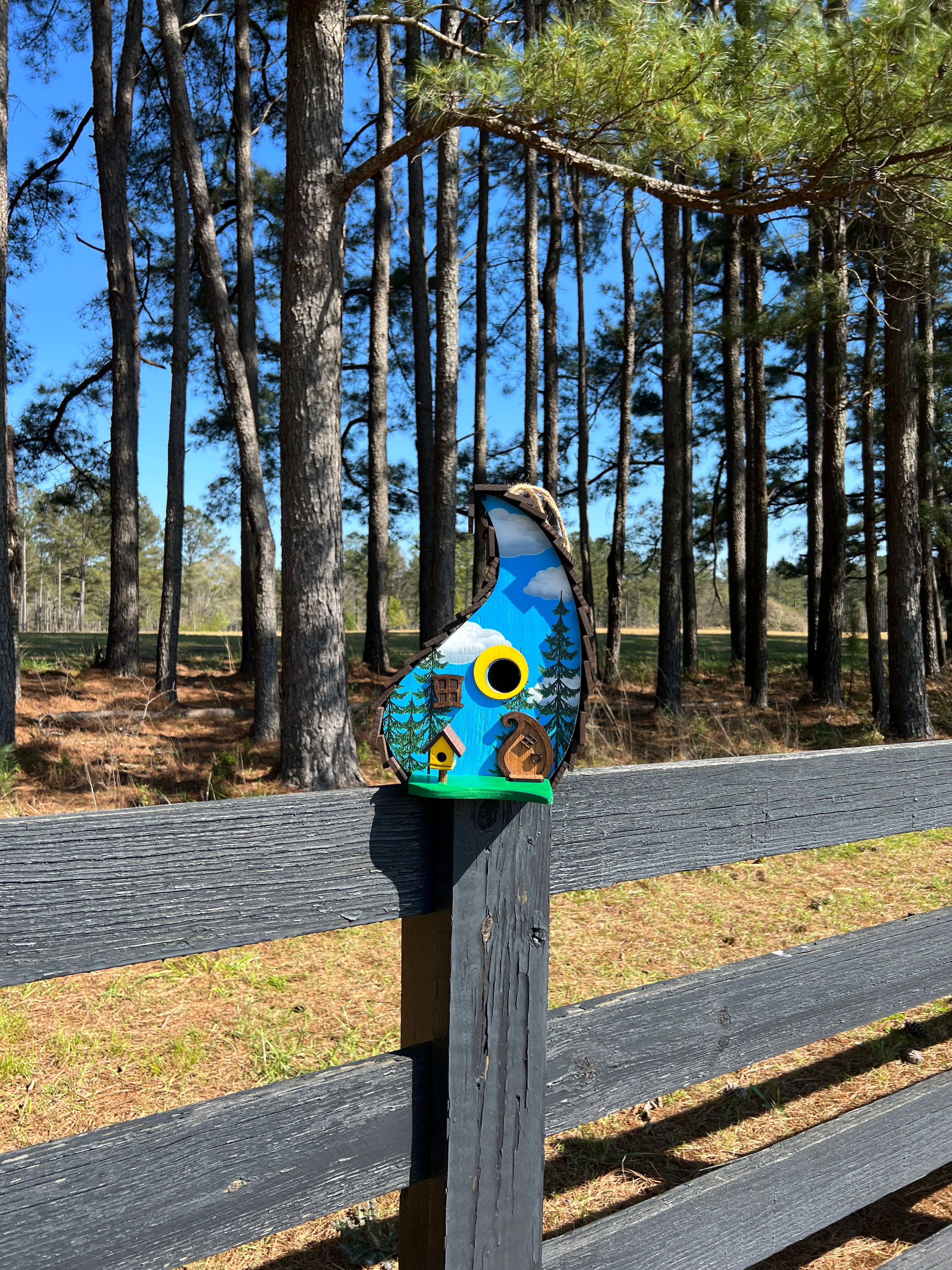 Southern Roots Designs - Wholesale Bird House - BIRDHOUSE, Unique Birdhouse, Whimsical Birdhouse, Colorful2