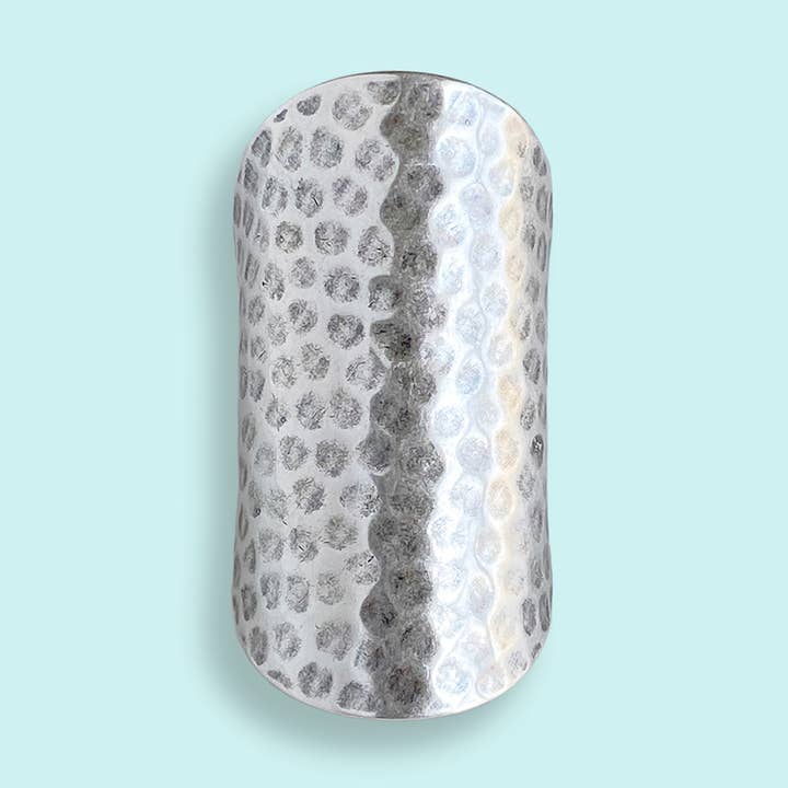 Silver Cigar Band Ring for wholesale by Ornamental Things