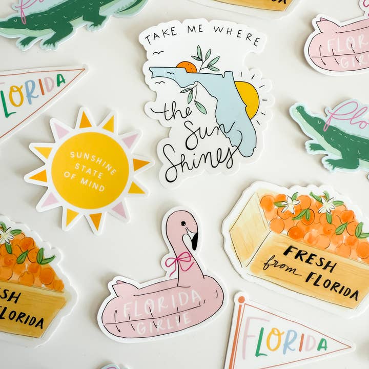 Florida Best Sellers Sticker Pack for wholesale by Declaration & Co