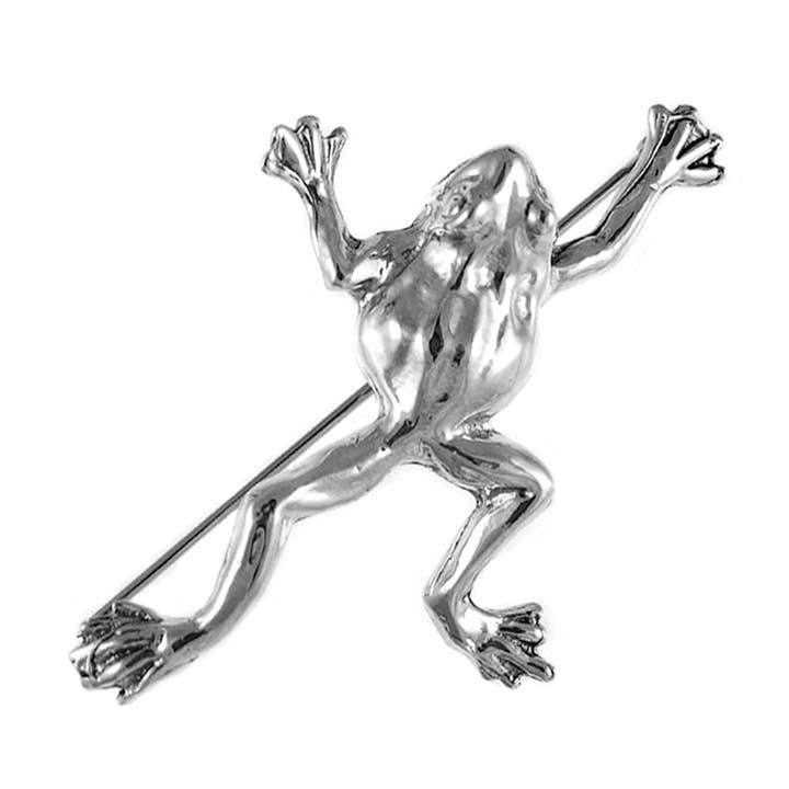Elongated Leaping Frog Pendant for wholesale by G2 Silver