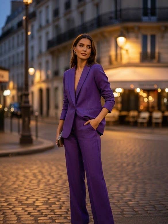 Straight Blazer with Lining for wholesale by Amy & Clo Invogue