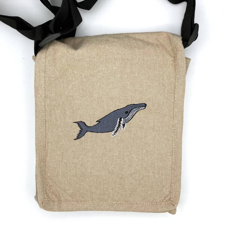 Humpback Whale Field Bag for wholesale by Women of the Cloud Forest