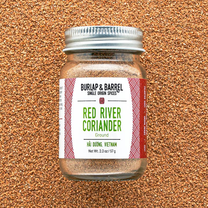 Burlap & Barrel - Wholesale Dried Spice - Ground Red River Coriander - Single Origin Spice & Seasoning