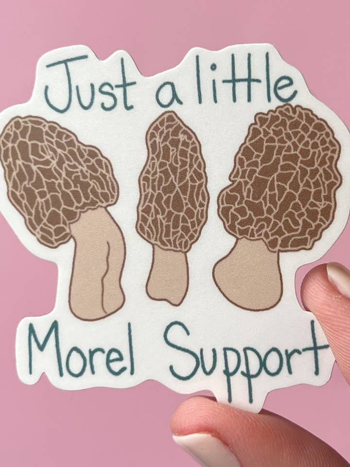 Pegatina de Seta de Soporte Morel para venta al por mayor de Uplifter Sticker