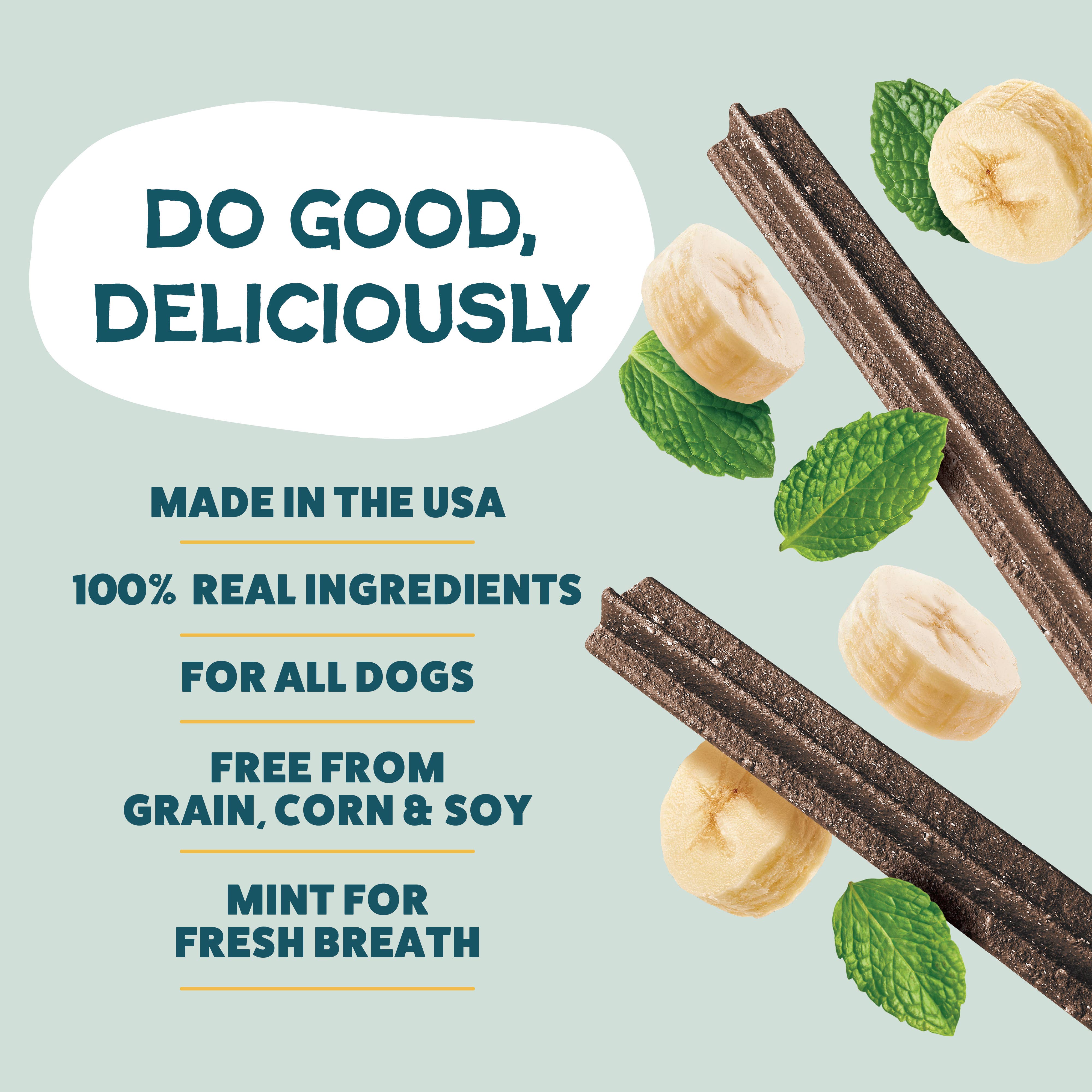 Shameless Pets - Wholesale Pet Treats - Dog - Banana Bone-anza Dental Sticks Dog Treats6