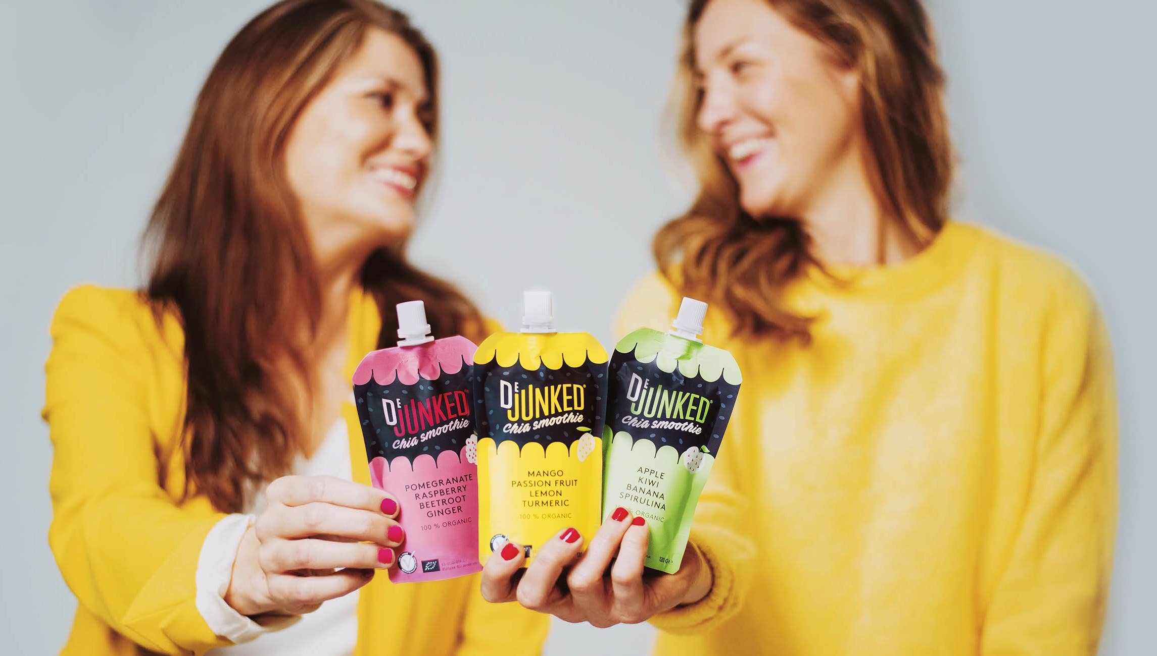 Dejunked Snacks - Wholesale Powdered Health Drink - Dejunked Chia Smoothie BIO - Yellow3