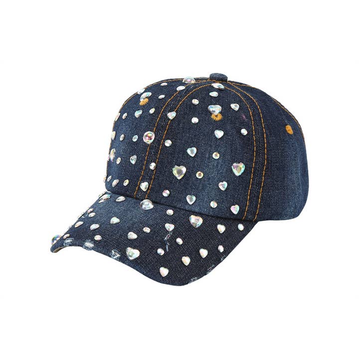 Casquette de baseball Jean Hearted pour la vente par Nima Accessories Inc