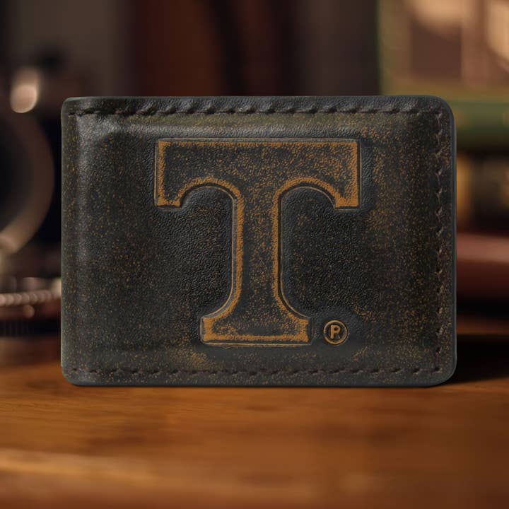 Zep-Pro - Wholesale Money Clip - Unisex - Tennessee Vols Burnished Leather Money Clip3