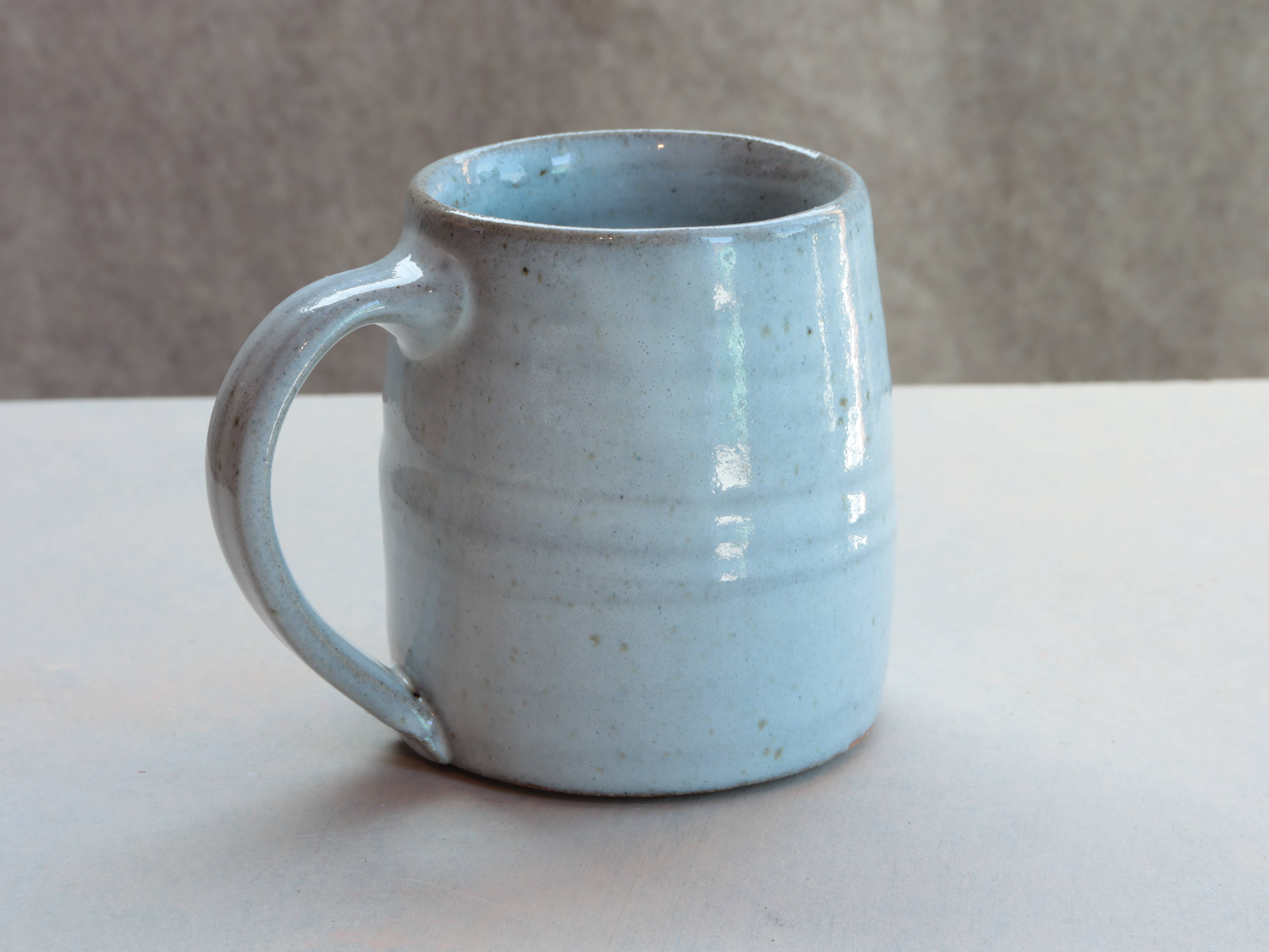 Matt Fishman Pottery - Wholesale Coffee Mug - Coffee Mug White2