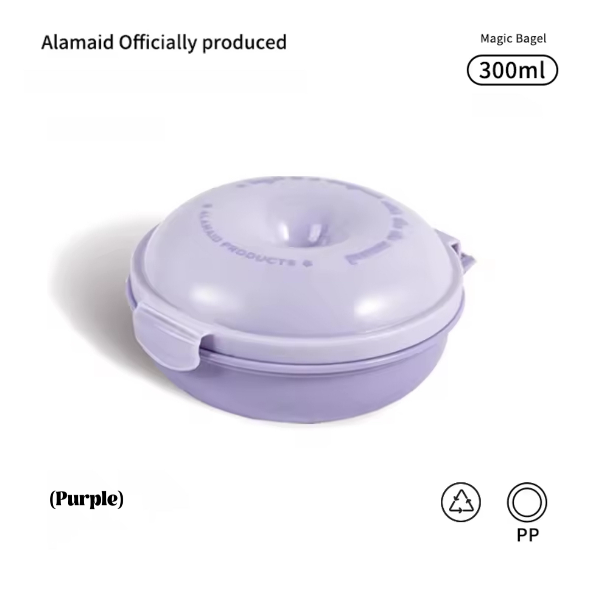 Q&C Distribution – Großhandel Lunchbox/-tasche – Lunch- und Snackbox in Bagelform (mehrere Farben)0