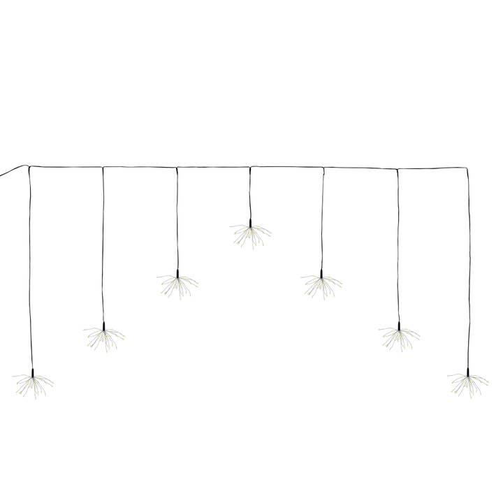LumaBase - Wholesale String Lights - Electric Starburst Curtain String Lights