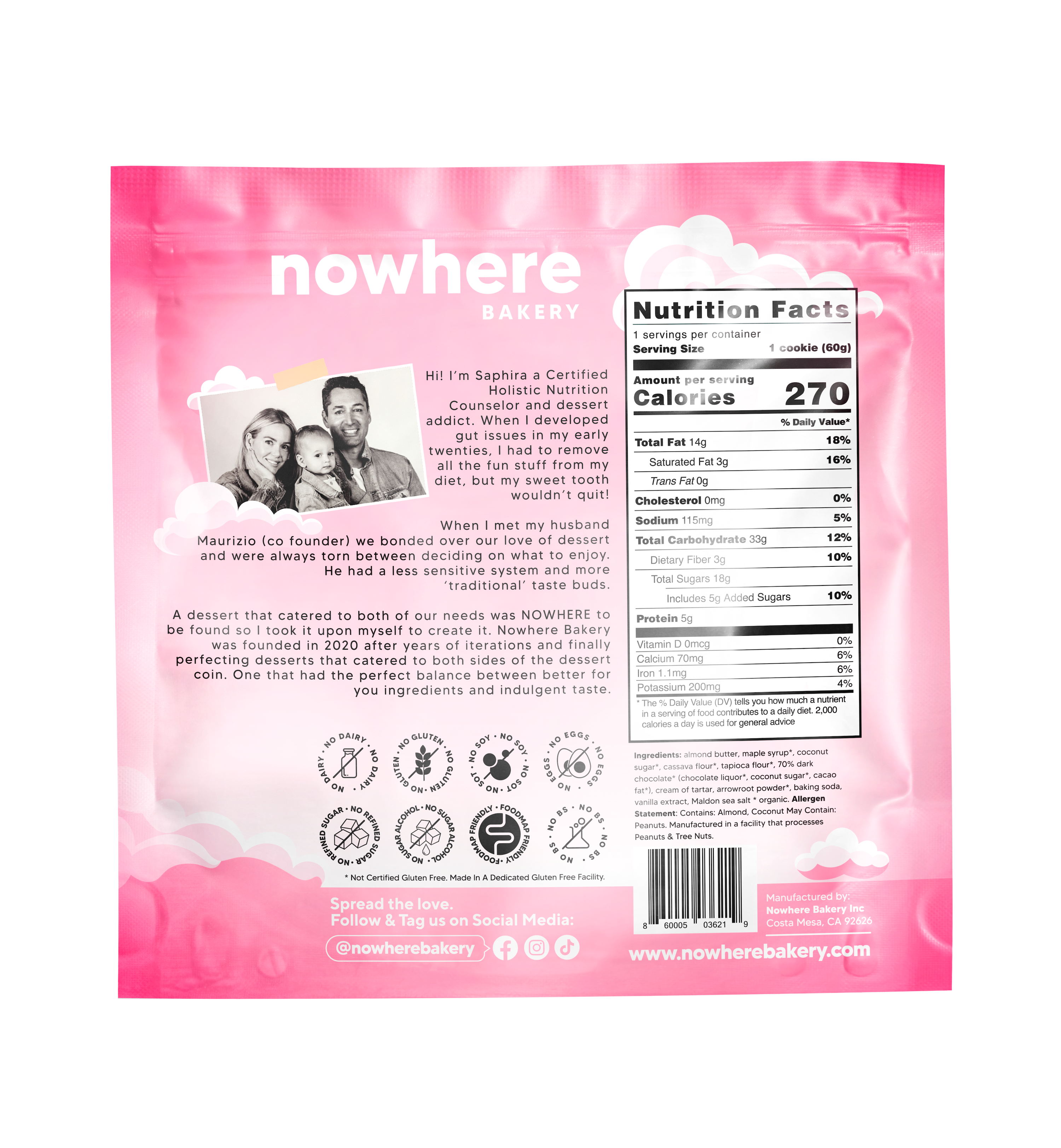 Nowhere Bakery - Wholesale Biscuit - Chocolate Chip Cookie1