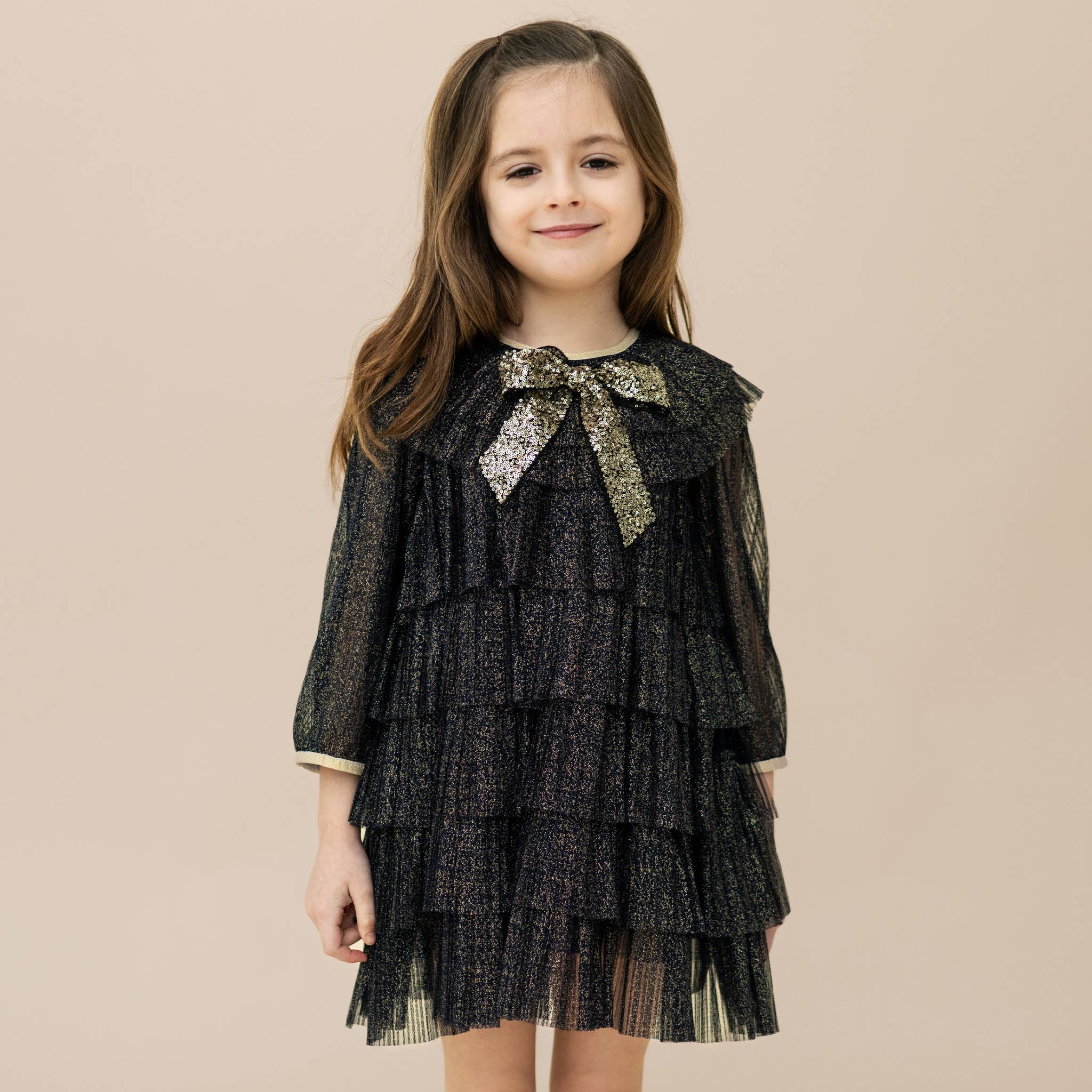 Petite Hailey – Großhandel Kleid – Kinder – Mehrlagiges Kleid17