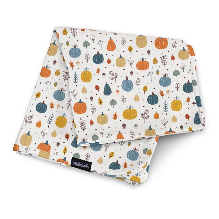 Milk Snob - Wholesale Bedding Blanket - Kids & Baby - Pumpkin Patch Swaddle Receiving Baby Blanket