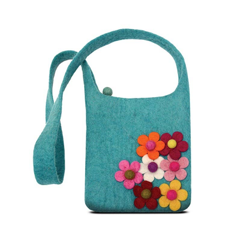 BNB Crafts Inc. - Wholesale Crossbody Bag - Kids - Side Flower Cross Body Kids Bag3