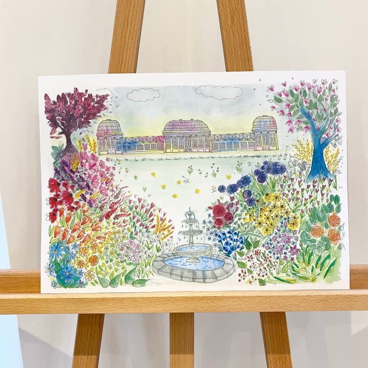 Jardins botaniques Impressions A3 x5 pour la vente par Badibidu Watercolours