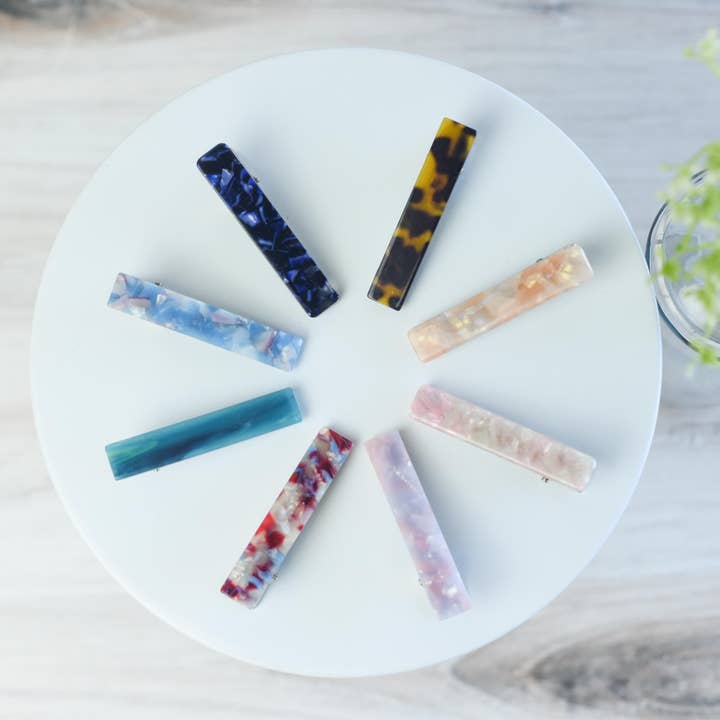 Barrettes à cheveux Meera Alligator Clip pour la vente par Lauren Lane