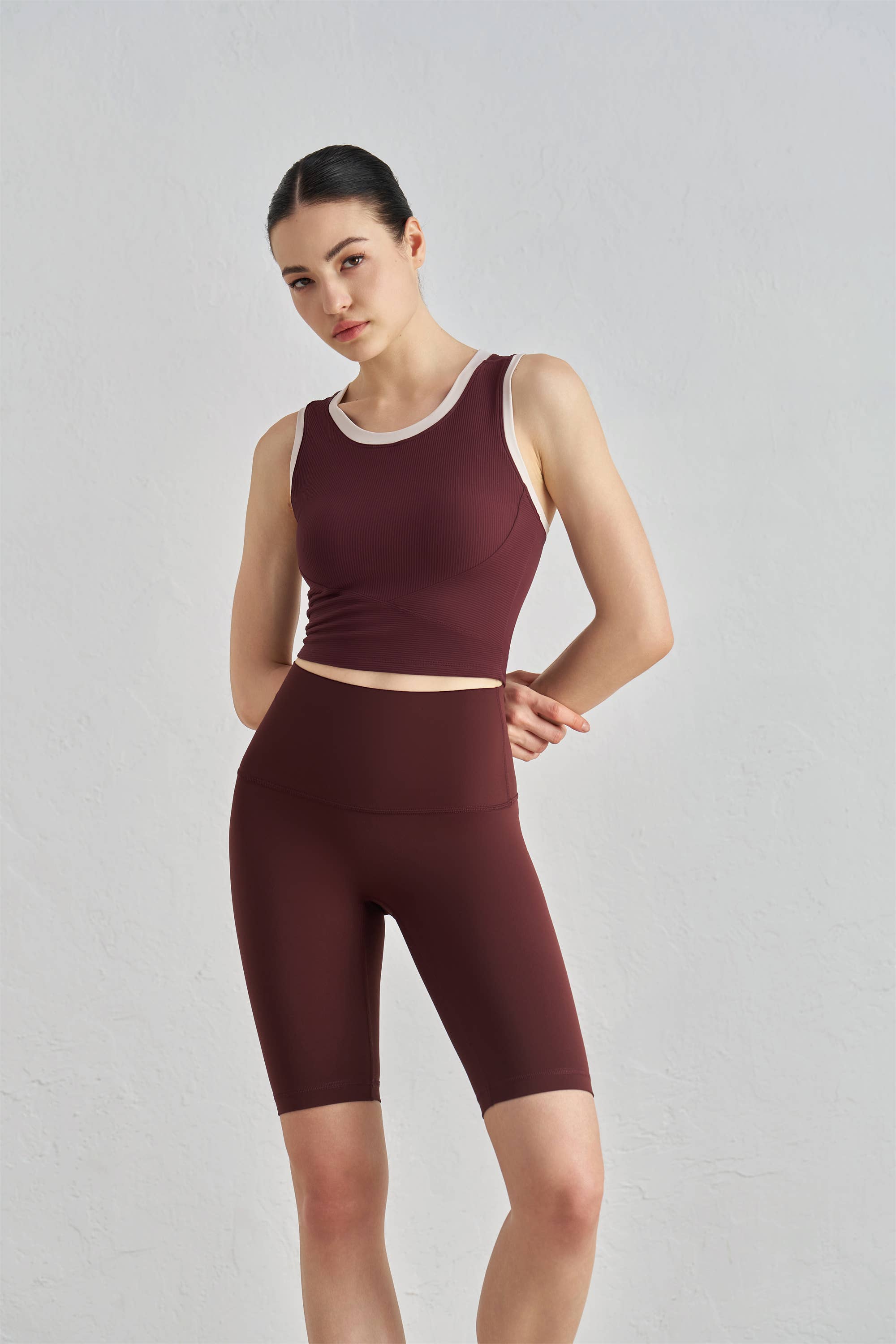 91thelabel - Vendita all'ingrosso Canotta - Donna - Canotta a coppa sagomata a costine Malibu36